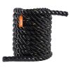 VEVOR Battle Rope 1.5" 30Ft Gym Workout Strength Training Exercise Fitness Rope