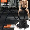 VEVOR Battle Rope 1.5" 30Ft Gym Workout Strength Training Exercise Fitness Rope